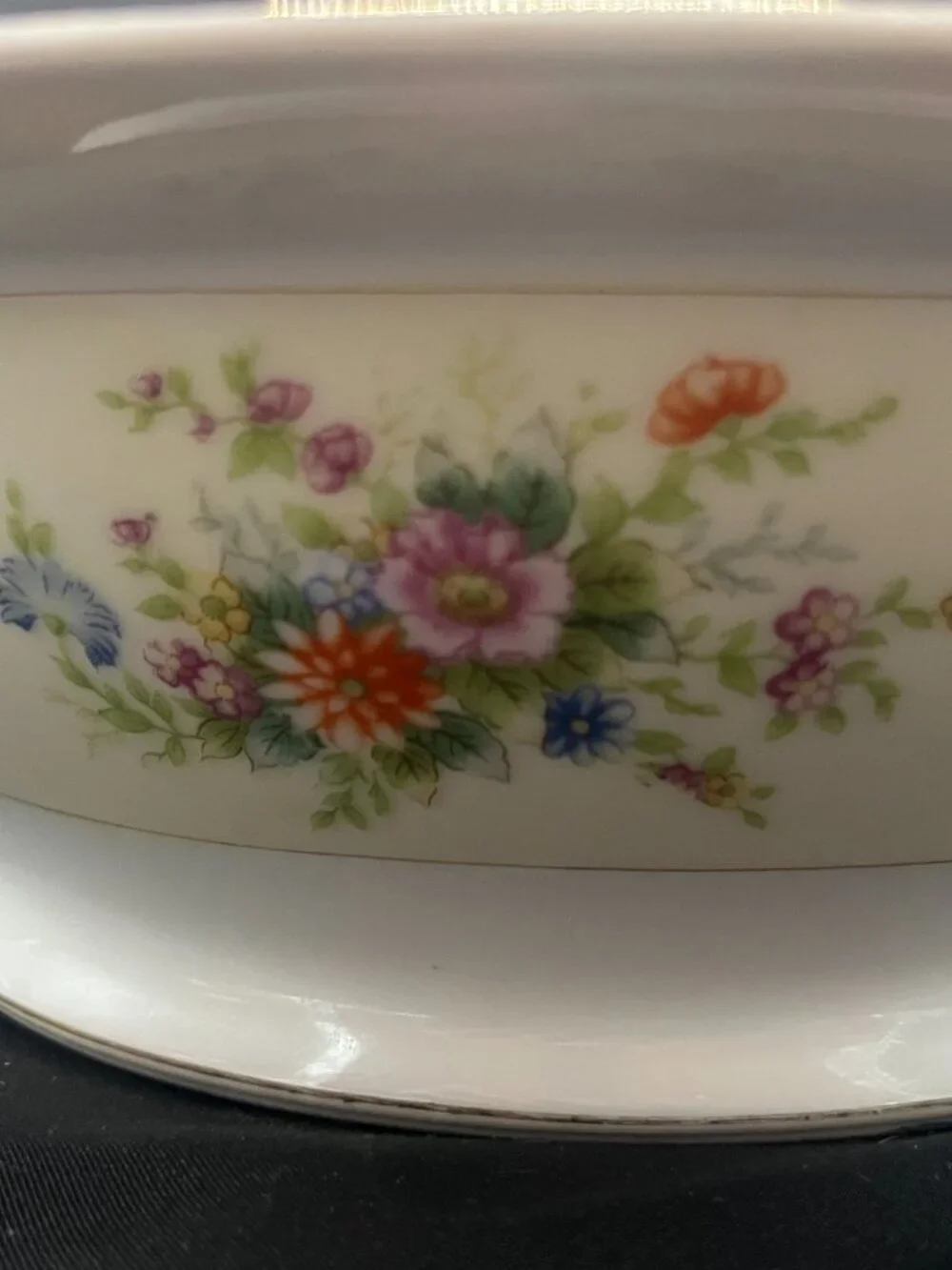 Vtg Noritake Empress China Japan Porcelain Round Covered Vegetable Serving Bowl